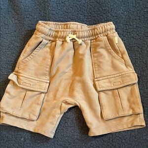 Easy-peasy boy Cargo Shorts - Tan / gray